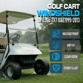 Mixopoly 5mm acrylic windscreen offers clear visibility with durable, shatterproof construction.