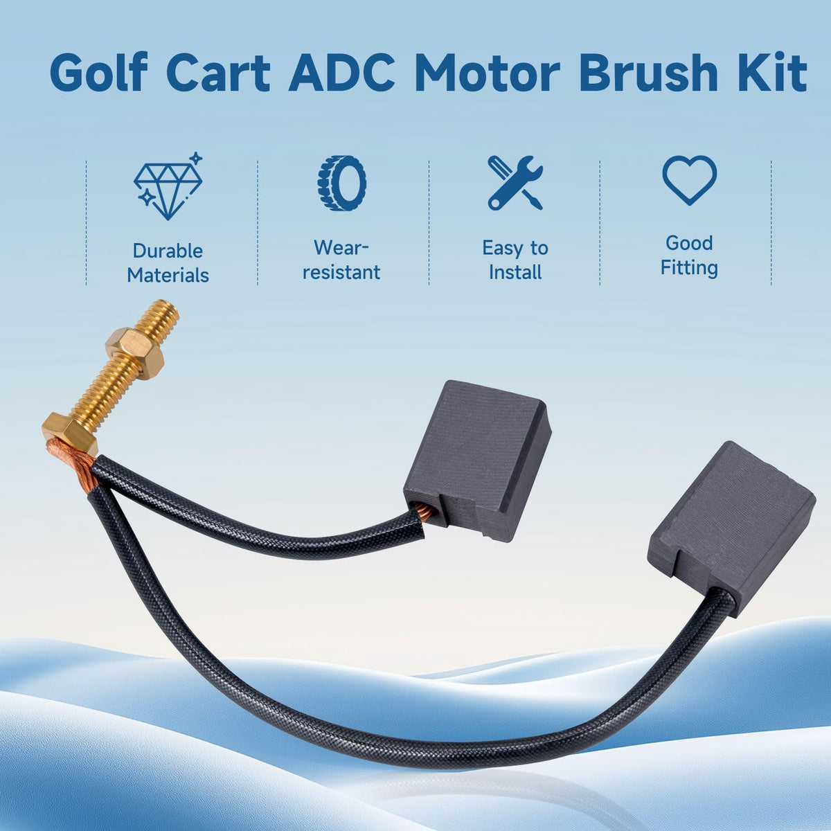 Mixopoly ADC brush kit for Club Car models improves motor efficiency and longevity
