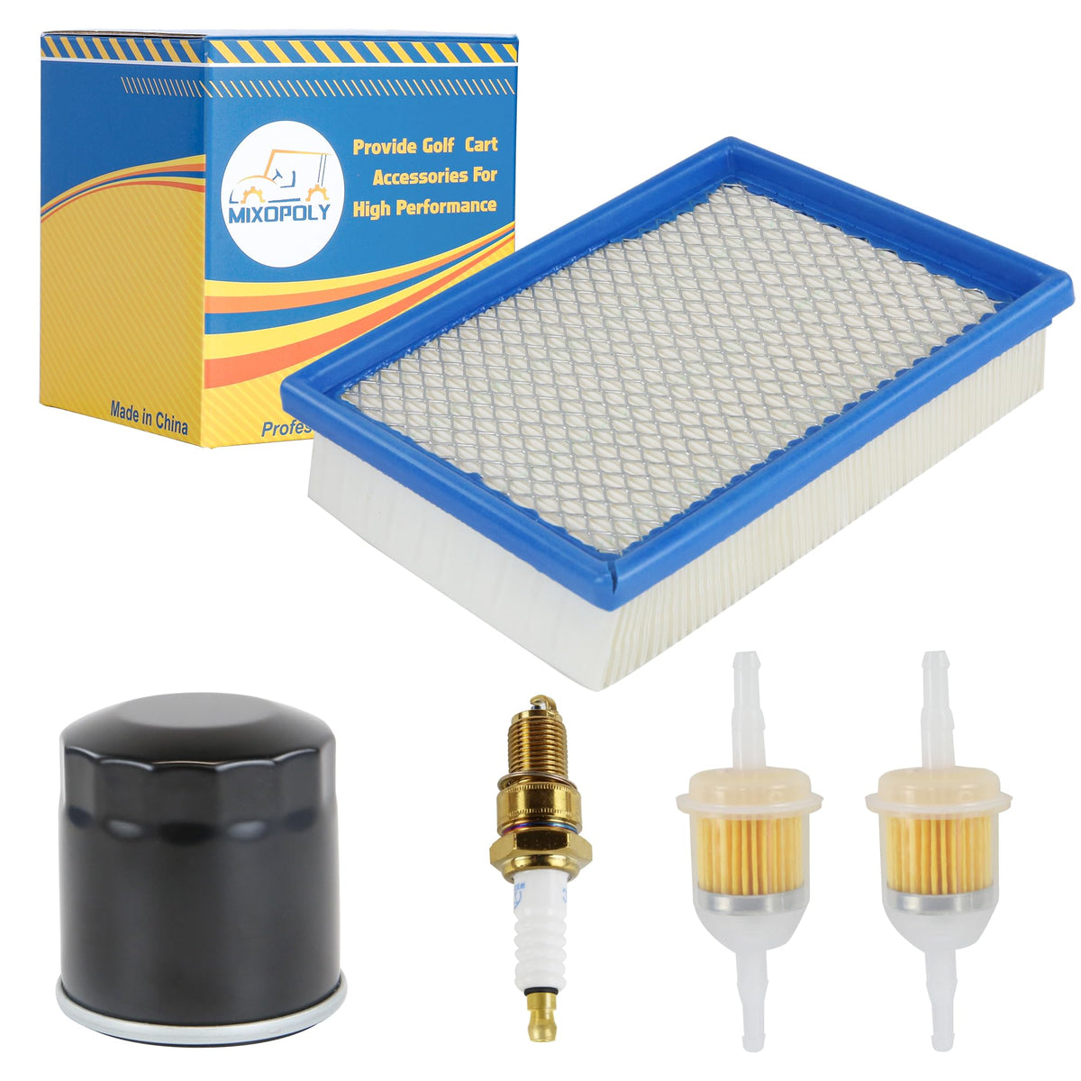 Mixopoly air filter 1015426 improves air intake for smoother Club Car DS engine