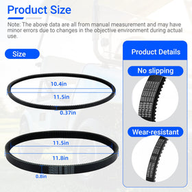 Mixopoly belt wear test visual suggesting durable service life under stress.