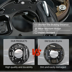 Mixopoly brake adjuster component for proper clearance.