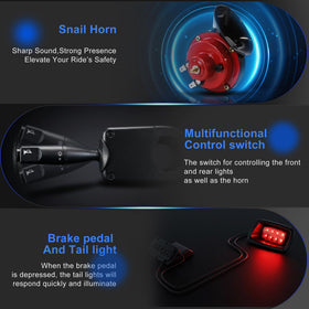 Mixopoly brake light pad clearly indicates braking intent for safety