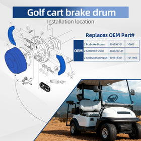 Mixopoly brake shoes close-up highlighting wear-resistant pads for smooth braking.