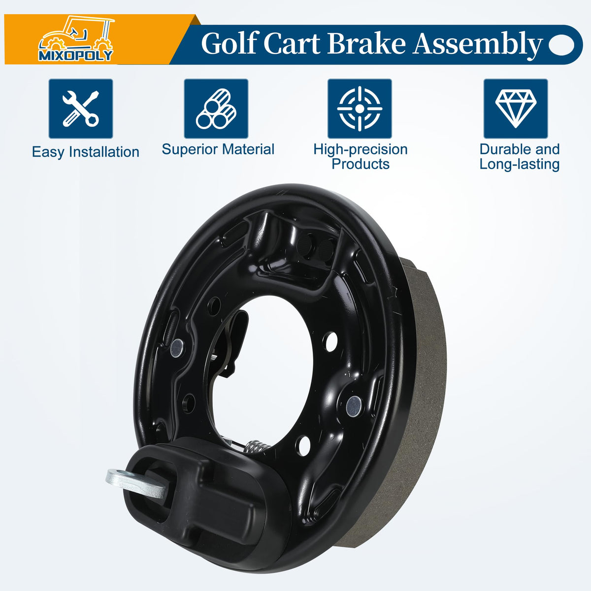 Mixopoly ceramic-infused brake shoes highlight durability and smooth performance