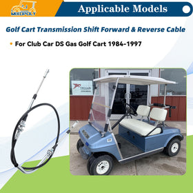 Mixopoly Club Car DS gas cable with nut and joint for secure installation.