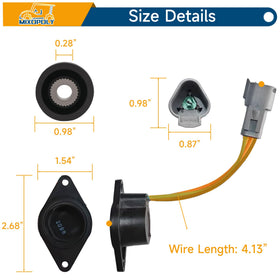 Mixopoly club car ds-precedent installation guide image; demonstrates proper sensor setup for reliable speed control.