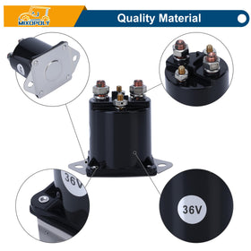 Mixopoly Club Car DS solenoid contacts ensuring solid conductivity under load