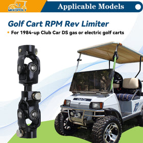 Mixopoly club car ds steering joint close-up highlights sturdy design for smooth replacement.