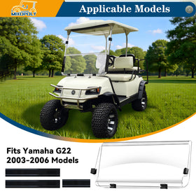 Mixopoly direct replacement windshield for Yamaha G22 delivers precise fit