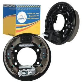 Mixopoly driver side brake assembly ready for bolt-on replacement and reliable stopping
