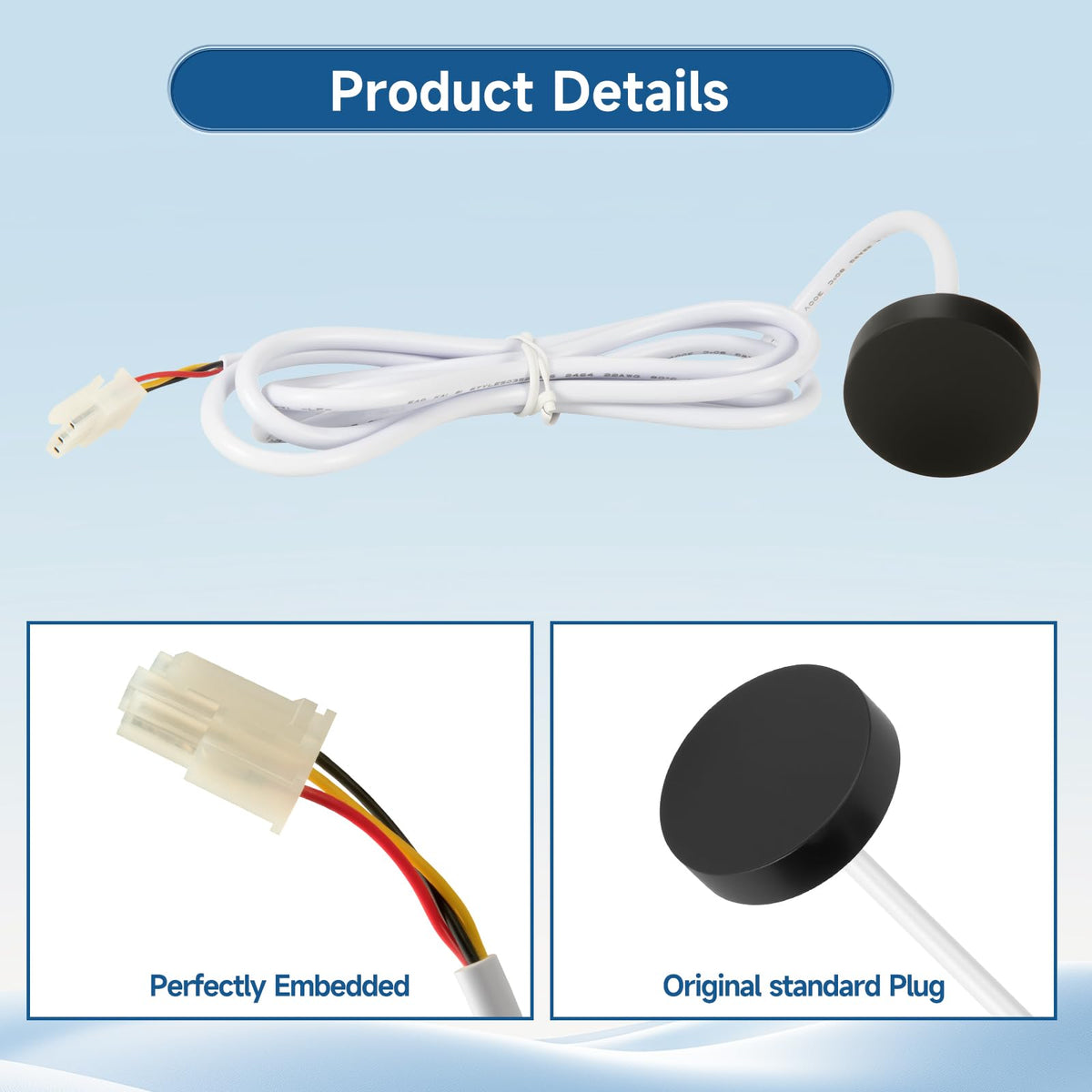 Durable sensor housing for EZGO PDS models 2000 and up.