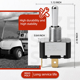 Mixopoly durable materials ensure long-lasting performance on electric golf carts.