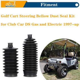 Mixopoly dust seal outer view for Club Car DS showing protective coverage