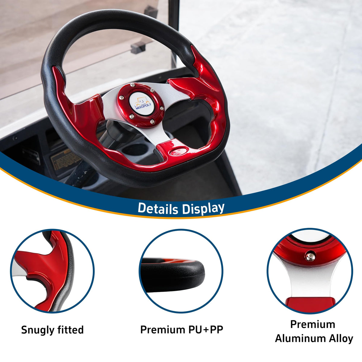 Ergonomic shape reduces hand fatigue for longer, comfortable rides