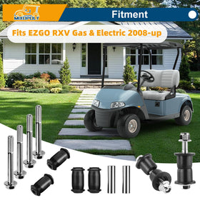 Mixopoly EZGO RXV mounting hardware kit with bolts and nuts for secure fit.