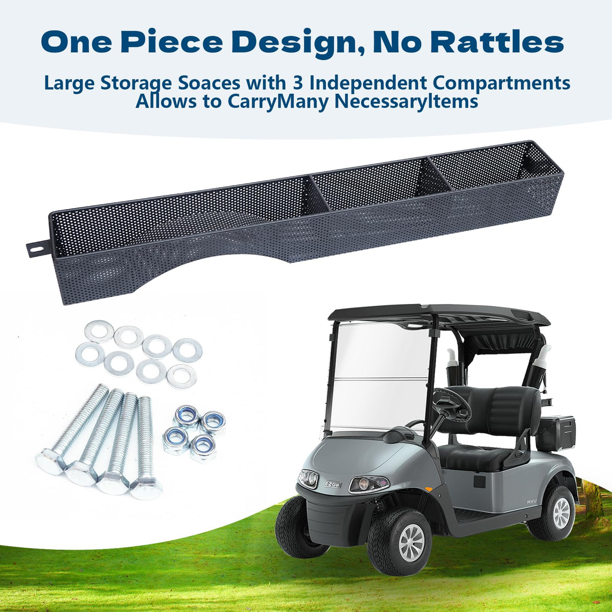 Mixopoly EZGO RXV 2008-up fitment ensures secure compatibility.