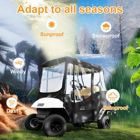 Mixopoly EZGO TXT/RXV enclosure side view, quick tool-free setup
