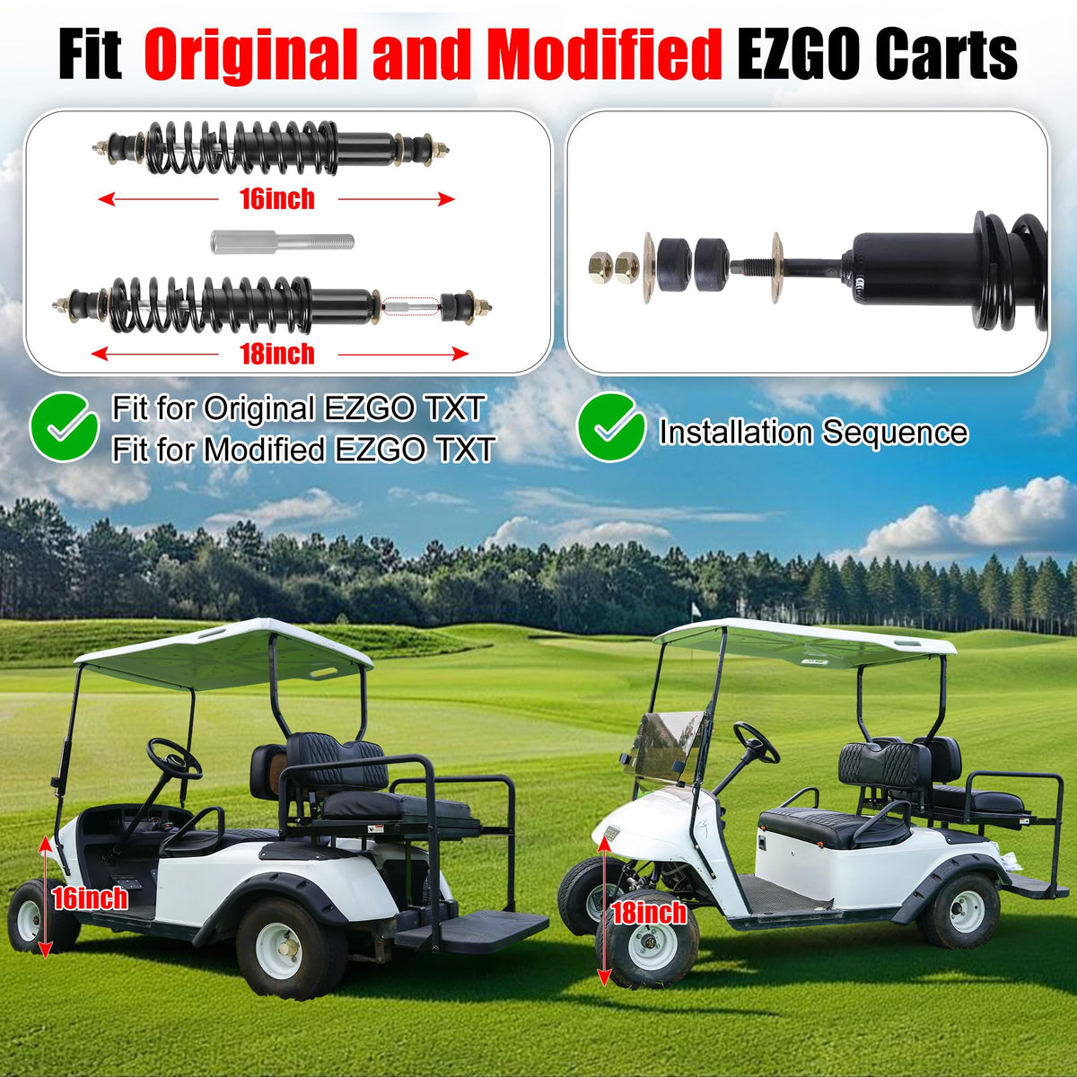 Mixopoly fitment for EZGO Medalist 1994-up supports reliable performance.