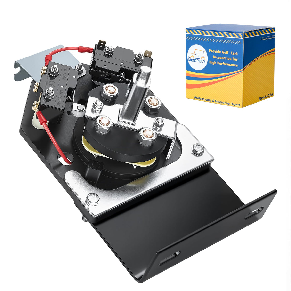 Mixopoly forward-reverse switch assembly for EZGO TXT, precise control during golf cart operation