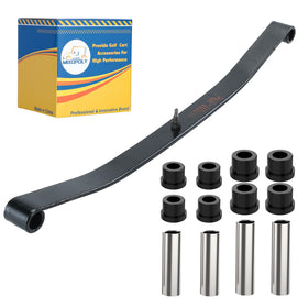 Mixopoly front leaf spring kit on Club Car Precedent improves ride quality