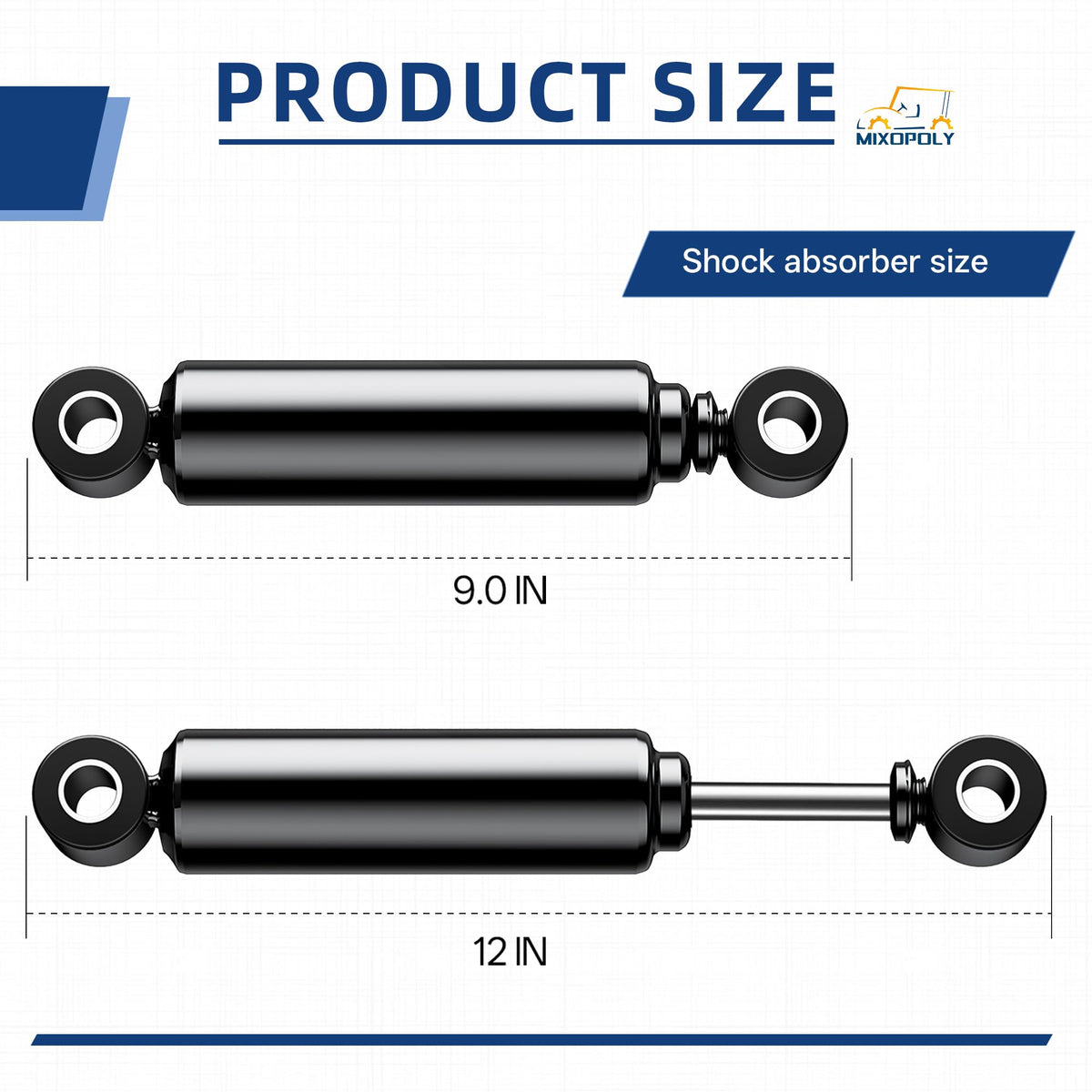 Mixopoly front-shock-absorber kit ensures reliable OEM-style fit and longevity.