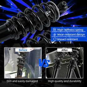 Mixopoly premium materials ensure long-lasting front shock performance.