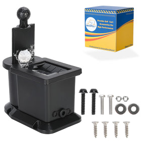 Mixopoly golf ball washer bracket mounted for quick cleanup