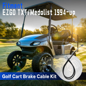 Mixopoly EZGO TXT driver brake cable kit for responsive control