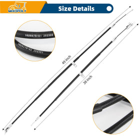 Stainless steel core in Mixopoly brake cables provides strong stopping power.