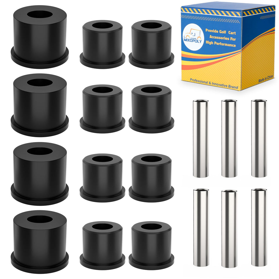 Mixopoly golf cart bushing kit rear leaf spring sleeves for EZGO RXV improves ride comfort