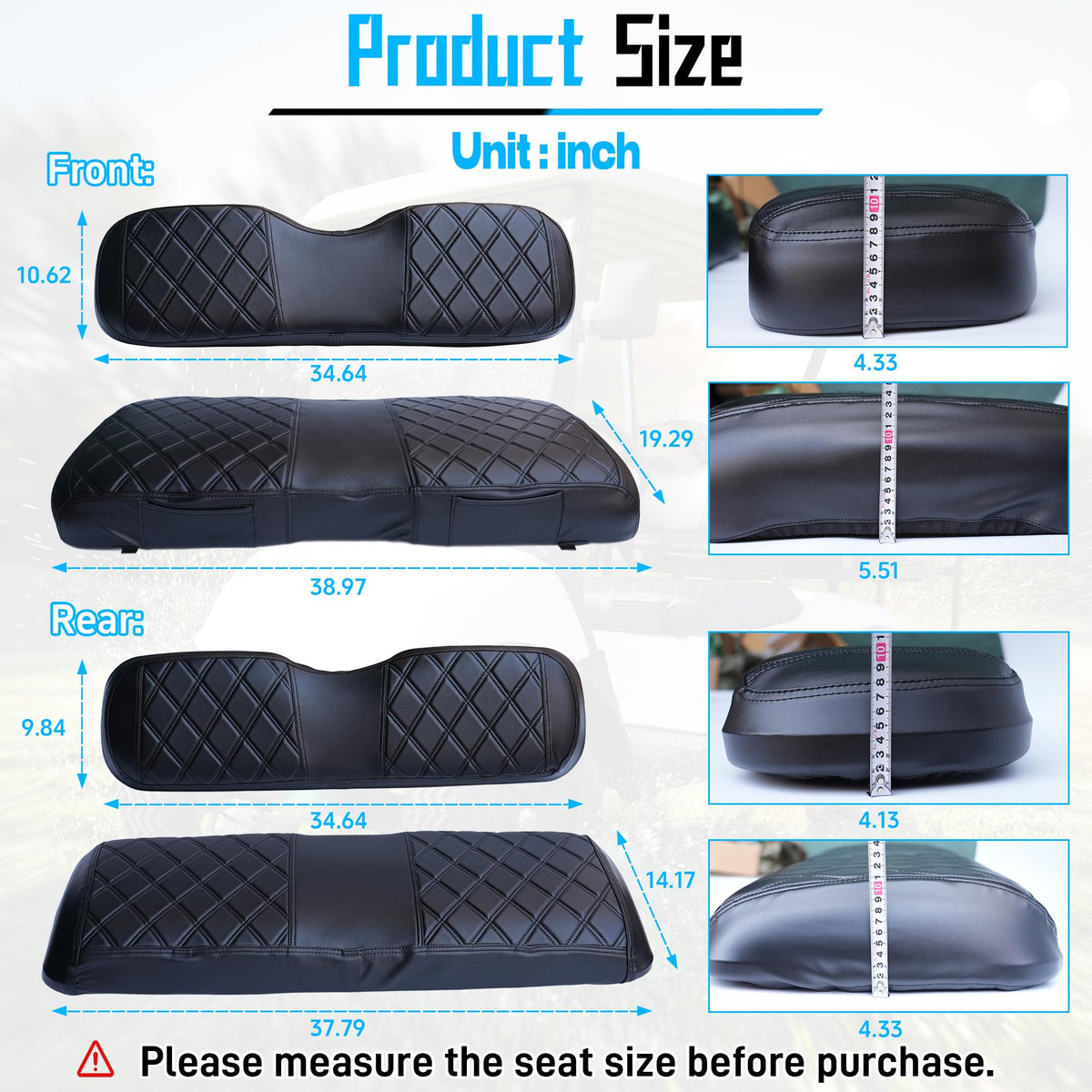 Mixopoly four-piece kit includes front and rear covers for EZGO RXV