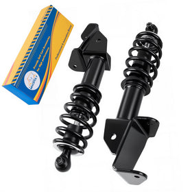 Mixopoly front shocks for Yamaha G29 Drive improve ride comfort on rough terrain.