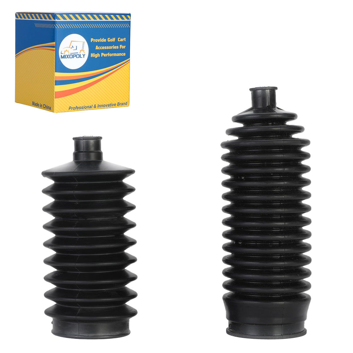 Mixopoly Golf Cart Steering Bellow long boot on passenger side protects steering from dust