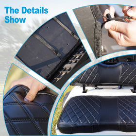 Mixopoly waterproof seat covers stay pristine during sunny golf days