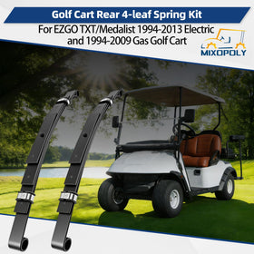 Mixopoly heavy-duty springs optimize ride quality for golf carts with extra weight.