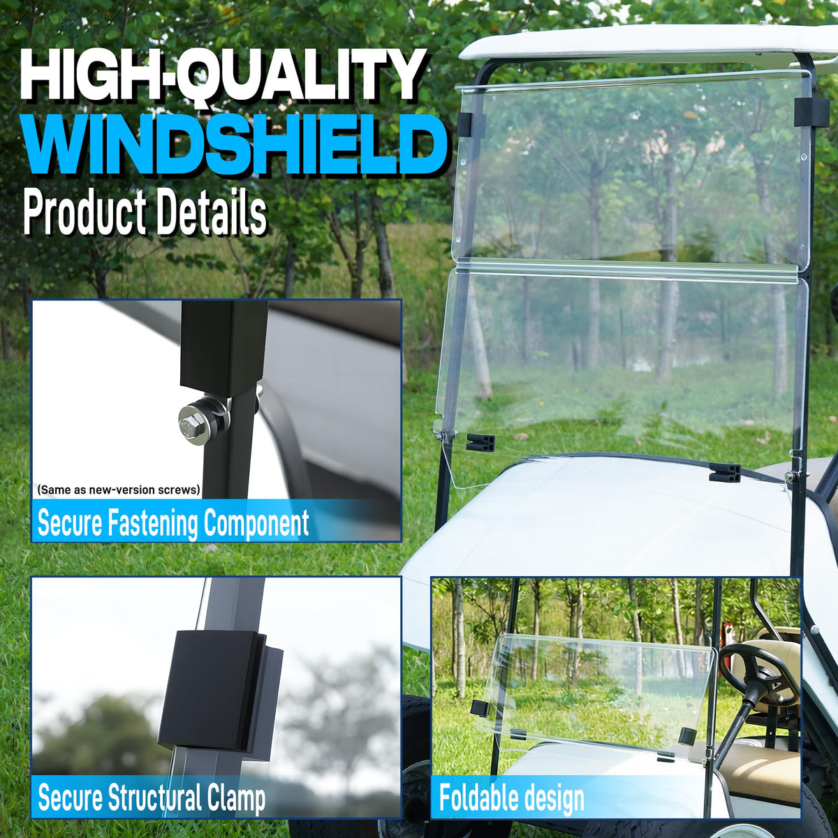 Mixopoly heavy-duty hinges enable durable folding and long-lasting performance.