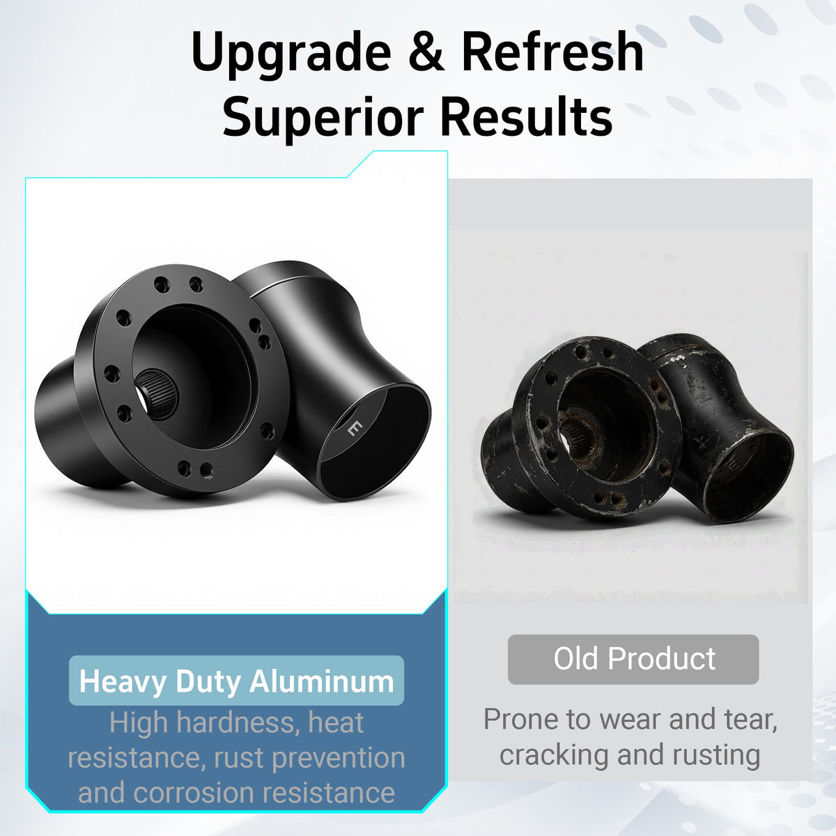 Mixopoly durable aluminum alloy offers corrosion resistance and heat tolerance.