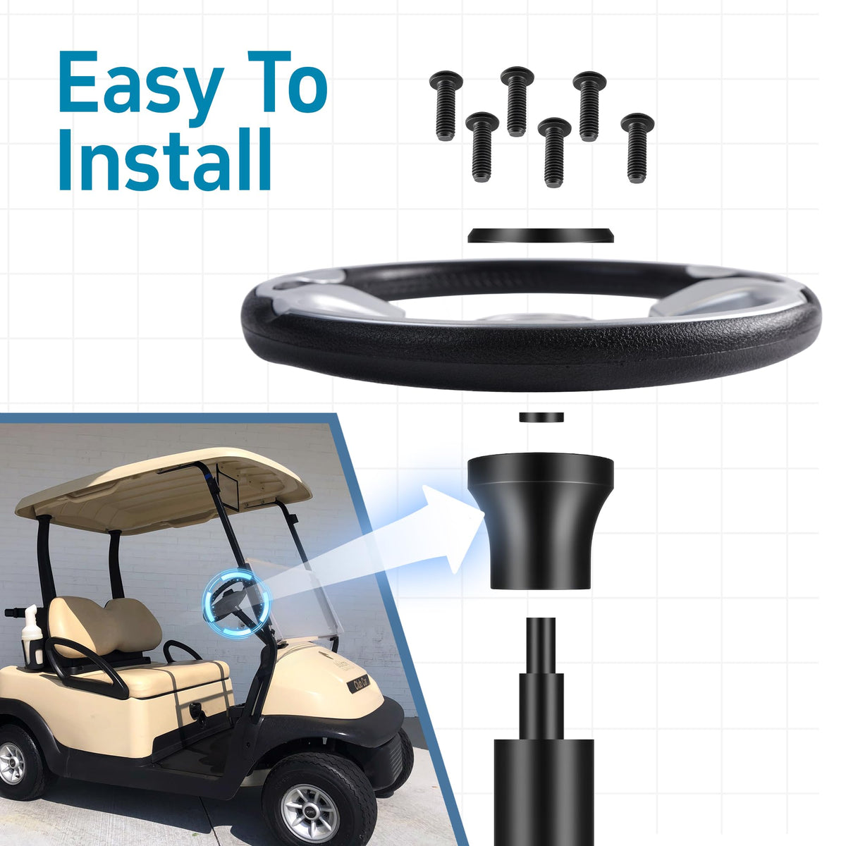 Mixopoly aluminum alloy construction delivers strong, durable mounting.