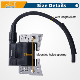 Compact ignition coil from Mixopoly, 1-piece package for quick upgrade.