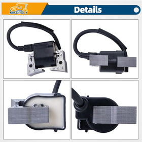 Direct replacement ignition coil shown with basic installation steps and OEM compatibility.