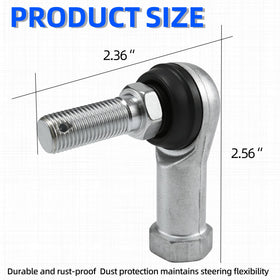 Mixopoly installation-ready tie rod end for Yamaha G22/G27/G29 ensuring precise fit