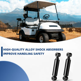 Mixopoly installation quick-look for golf cart front shocks.