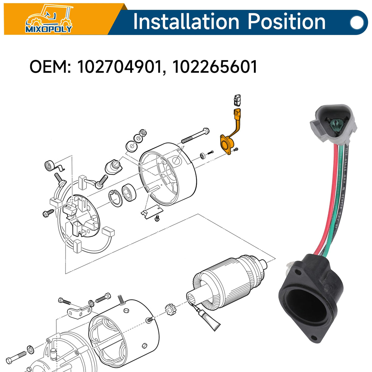 Mixopoly installation screws pack for secure mounting.