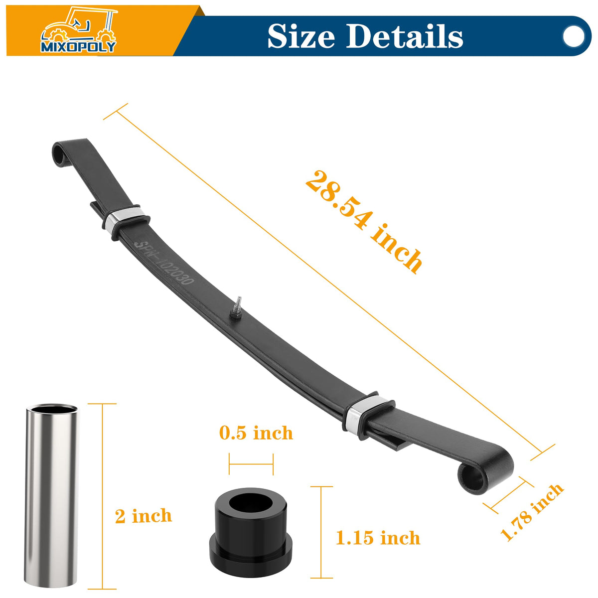 Mixopoly installation uses U-bolt directional markings for correct mounting.