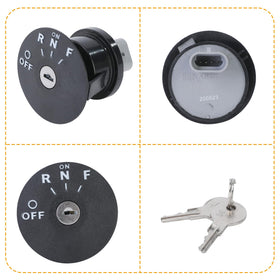 Mixopoly key-pack shows two spare keys for convenient replacements.