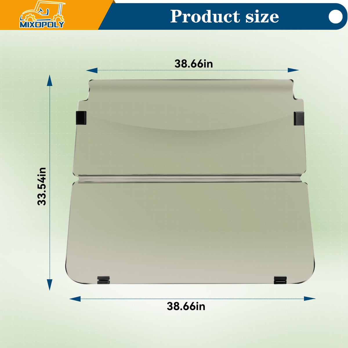 Mixopoly mounting hardware included windshield simplifies installation