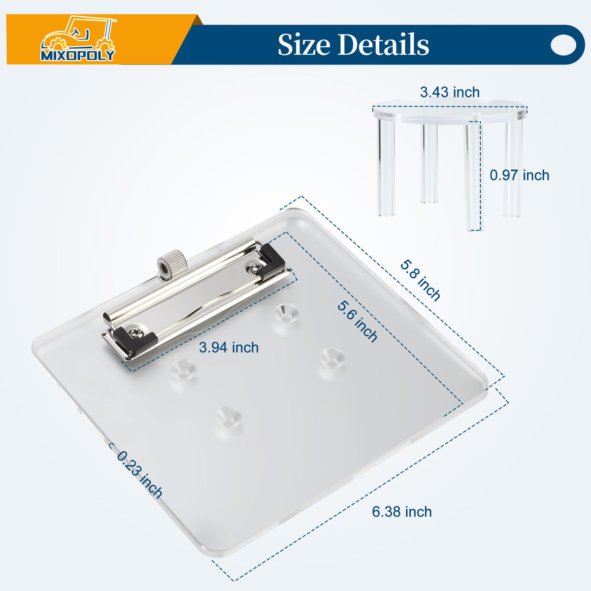 Includes long mounting screws for easy, secure installation.