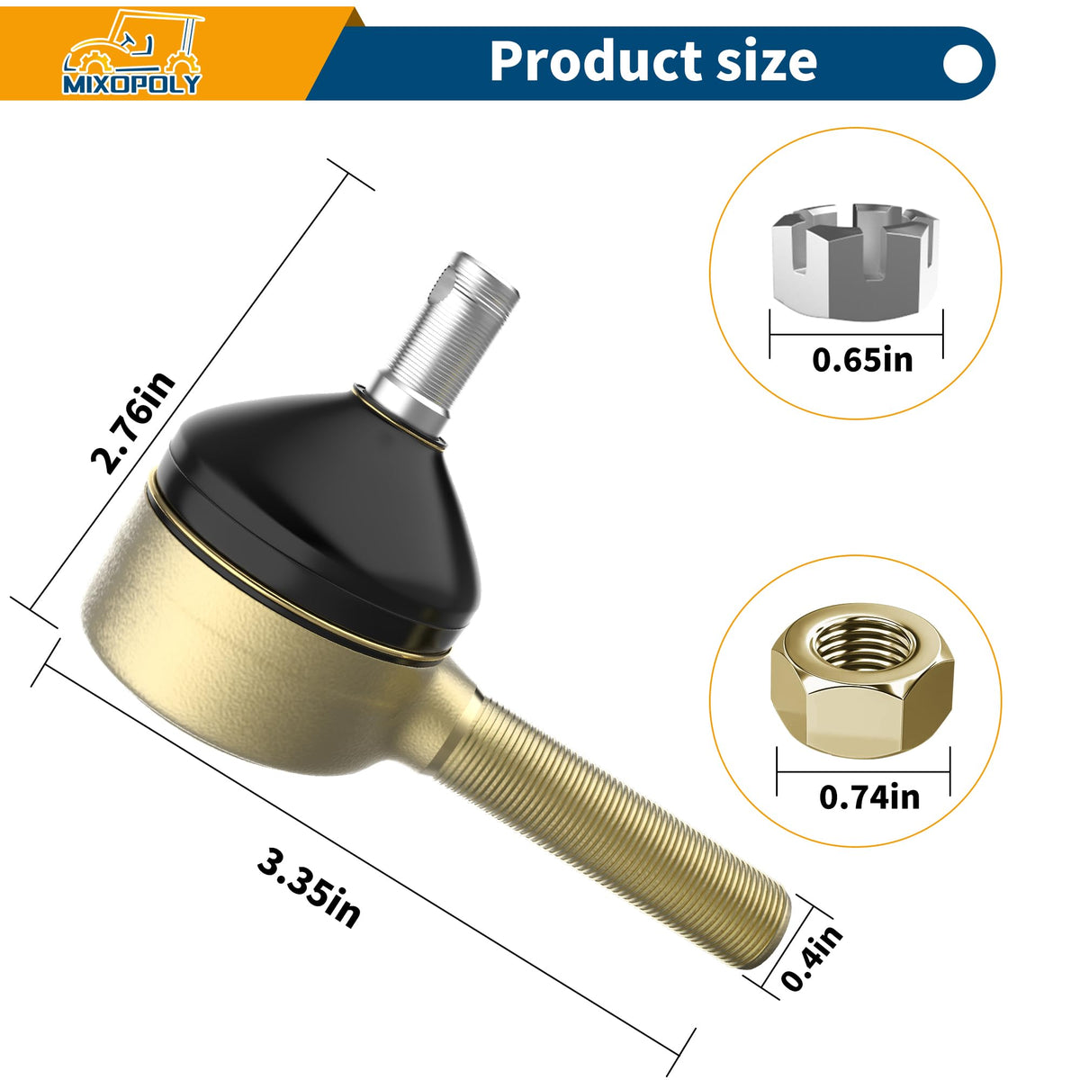 Mixopoly OEM substitute parts compatible with 7539/1011893 and 7540/1011895
