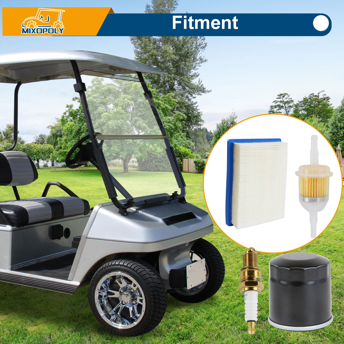 Mixopoly oil filter 1016467 keeps oil clean for smoother engine operation