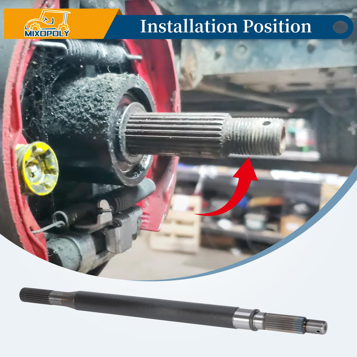 Mixopoly oil seals; protect rear assembly from leaks and contamination.